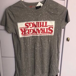 Netflix Stranger Things Upside Down Logo T Shirt